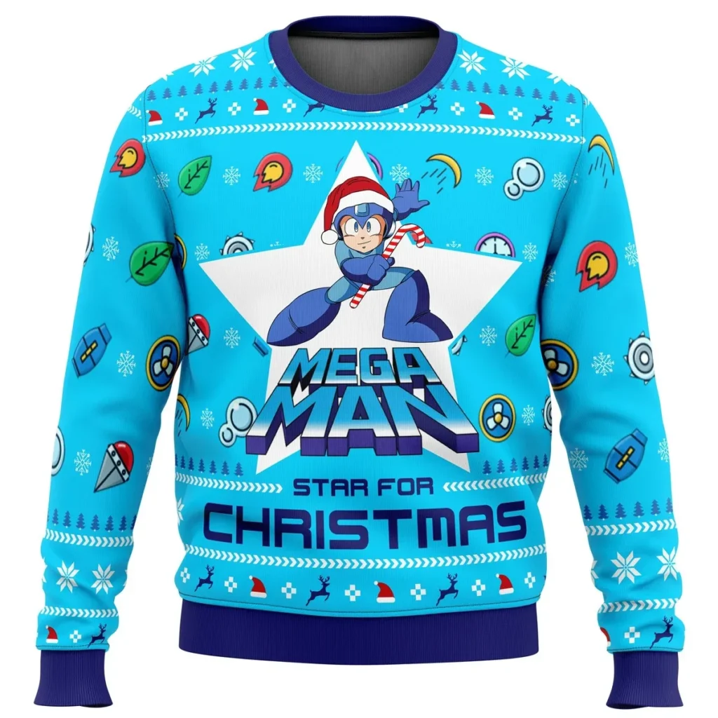 Mega Man Mega Ugly Christmas Sweater - Mega Man Store