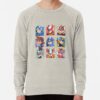 ssrcolightweight sweatshirtmensoatmeal heatherfrontsquare productx1000 bgf8f8f8 17 - Mega Man Store