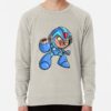 ssrcolightweight sweatshirtmensoatmeal heatherfrontsquare productx1000 bgf8f8f8 18 - Mega Man Store