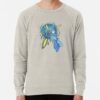ssrcolightweight sweatshirtmensoatmeal heatherfrontsquare productx1000 bgf8f8f8 26 - Mega Man Store