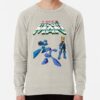 ssrcolightweight sweatshirtmensoatmeal heatherfrontsquare productx1000 bgf8f8f8 30 - Mega Man Store