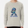 ssrcolightweight sweatshirtmensoatmeal heatherfrontsquare productx1000 bgf8f8f8 31 - Mega Man Store