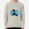 ssrcolightweight sweatshirtmensoatmeal heatherfrontsquare productx1000 bgf8f8f8 32 - Mega Man Store
