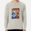 ssrcolightweight sweatshirtmensoatmeal heatherfrontsquare productx1000 bgf8f8f8 34 - Mega Man Store