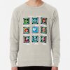 ssrcolightweight sweatshirtmensoatmeal heatherfrontsquare productx1000 bgf8f8f8 4 - Mega Man Store