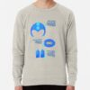 ssrcolightweight sweatshirtmensoatmeal heatherfrontsquare productx1000 bgf8f8f8 41 - Mega Man Store