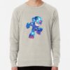 ssrcolightweight sweatshirtmensoatmeal heatherfrontsquare productx1000 bgf8f8f8 42 - Mega Man Store