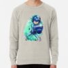 ssrcolightweight sweatshirtmensoatmeal heatherfrontsquare productx1000 bgf8f8f8 43 - Mega Man Store