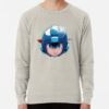 ssrcolightweight sweatshirtmensoatmeal heatherfrontsquare productx1000 bgf8f8f8 5 - Mega Man Store
