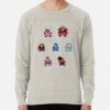 ssrcolightweight sweatshirtmensoatmeal heatherfrontsquare productx1000 bgf8f8f8 56 - Mega Man Store