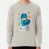 ssrcolightweight sweatshirtmensoatmeal heatherfrontsquare productx1000 bgf8f8f8 6 - Mega Man Store