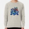 ssrcolightweight sweatshirtmensoatmeal heatherfrontsquare productx1000 bgf8f8f8 9 - Mega Man Store