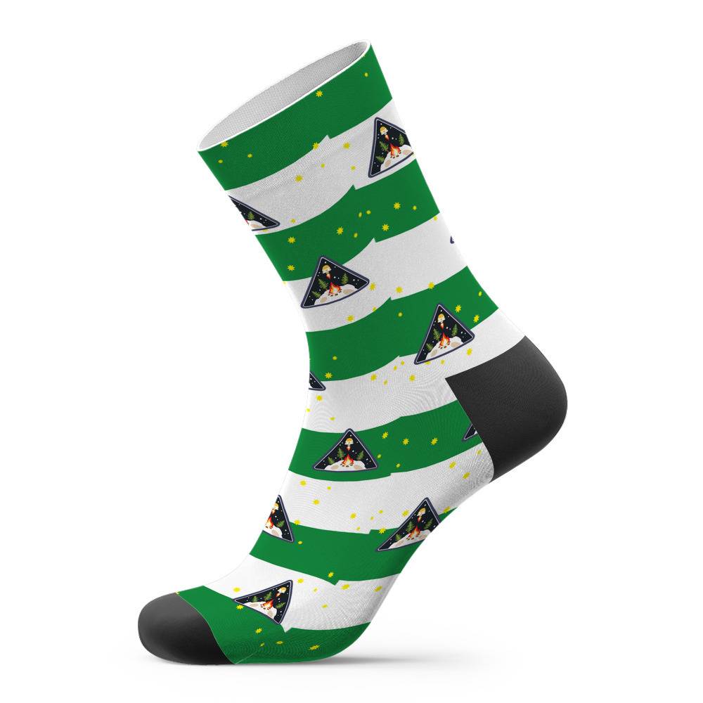 Outer Wilds Custom Photo Socks Striped Printed Socks White