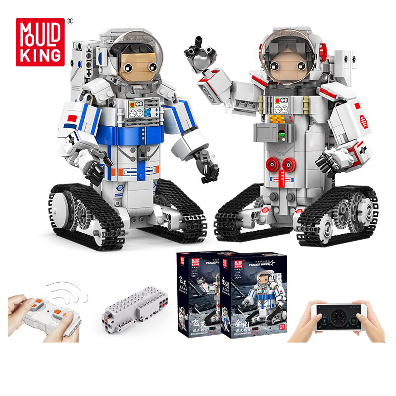 MOULD KING 13136 Technical Remote Control Robot RC Motorized Astronaut Robot Building Blocks Bricks Toy Christmas 6 - Mega Man Store