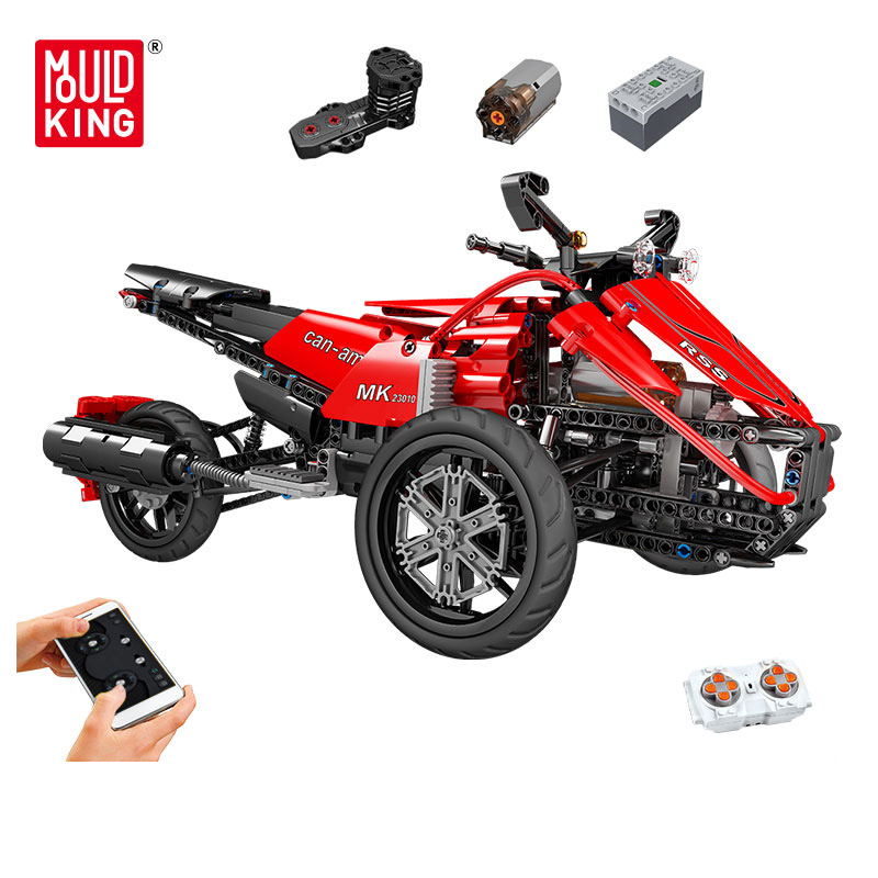 Mould King 23010 Motorcycle Speed Mechanical Vehicle