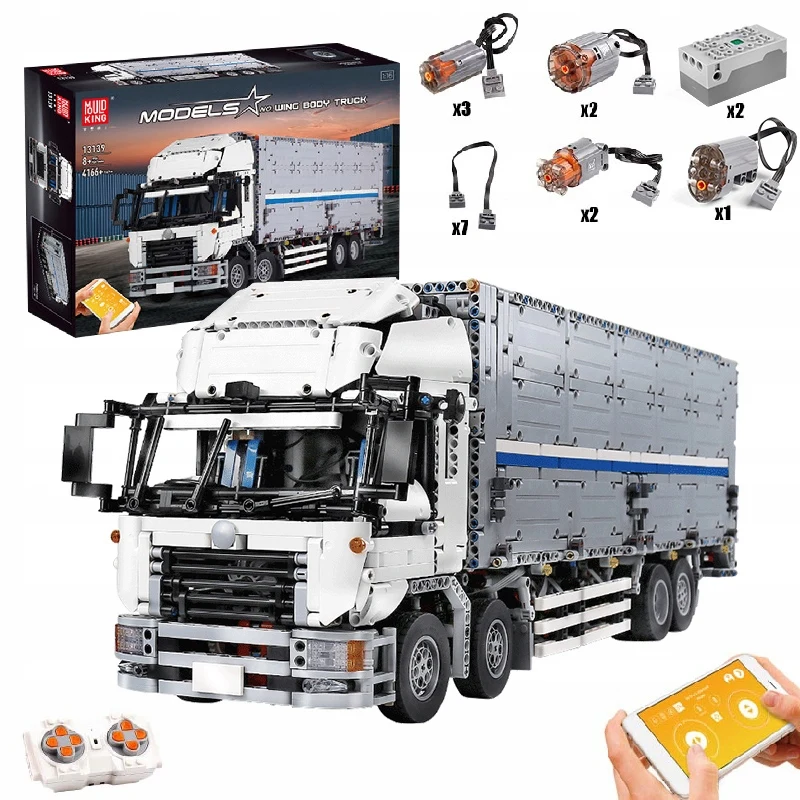 MOULD KING 13139 - MOC-1389 RC Motorized Wing Body Truck Building Blocks